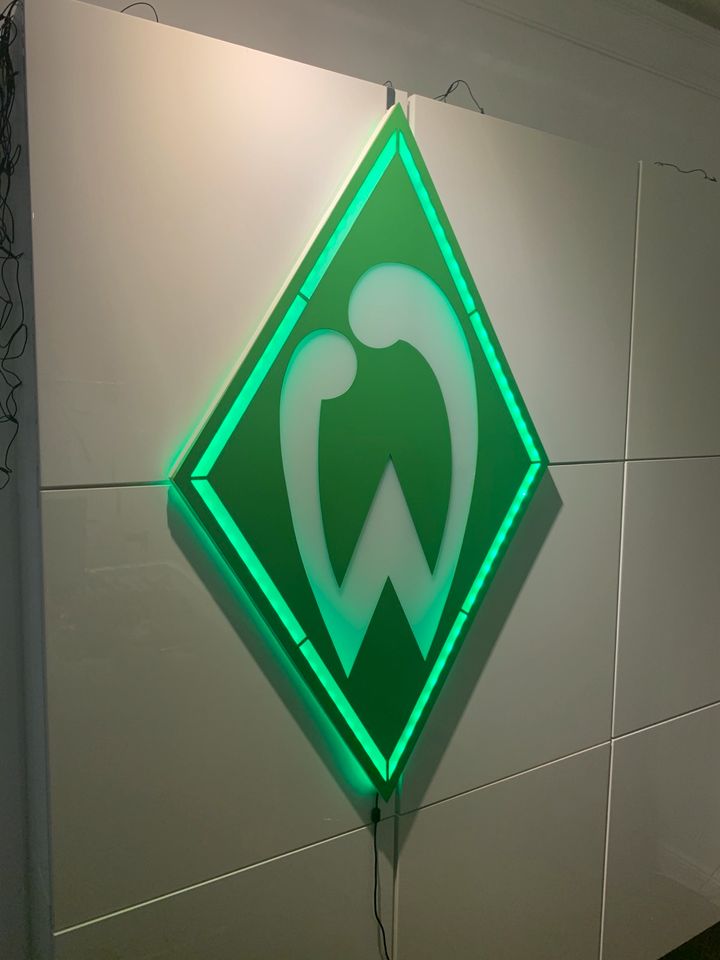 Werder Bremen Logo Wandschild, Einzelanfertigung in Beesten