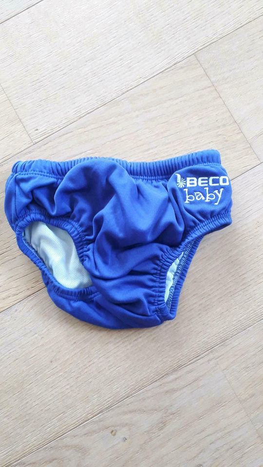 BECO Schwimmhose Badehose blau Gr. M 68-80 in Wasserlosen