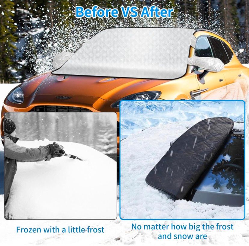 Magnetische Auto-Windschutzscheibenabdeckung, die im Winter frost- und