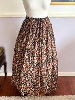 Maxi Rock mit Blumen One  Size Schleswig-Holstein - Ahrensburg Vorschau