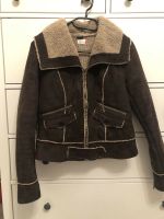 Winterjacke kurz Größe 36, dunkelbraun, Wildleder mit Teddy Fell Niedersachsen - Delmenhorst Vorschau