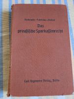 Das Preußische Sparkassenrecht, Carl Heymanns Verlag 1937 Niedersachsen - Wedemark Vorschau