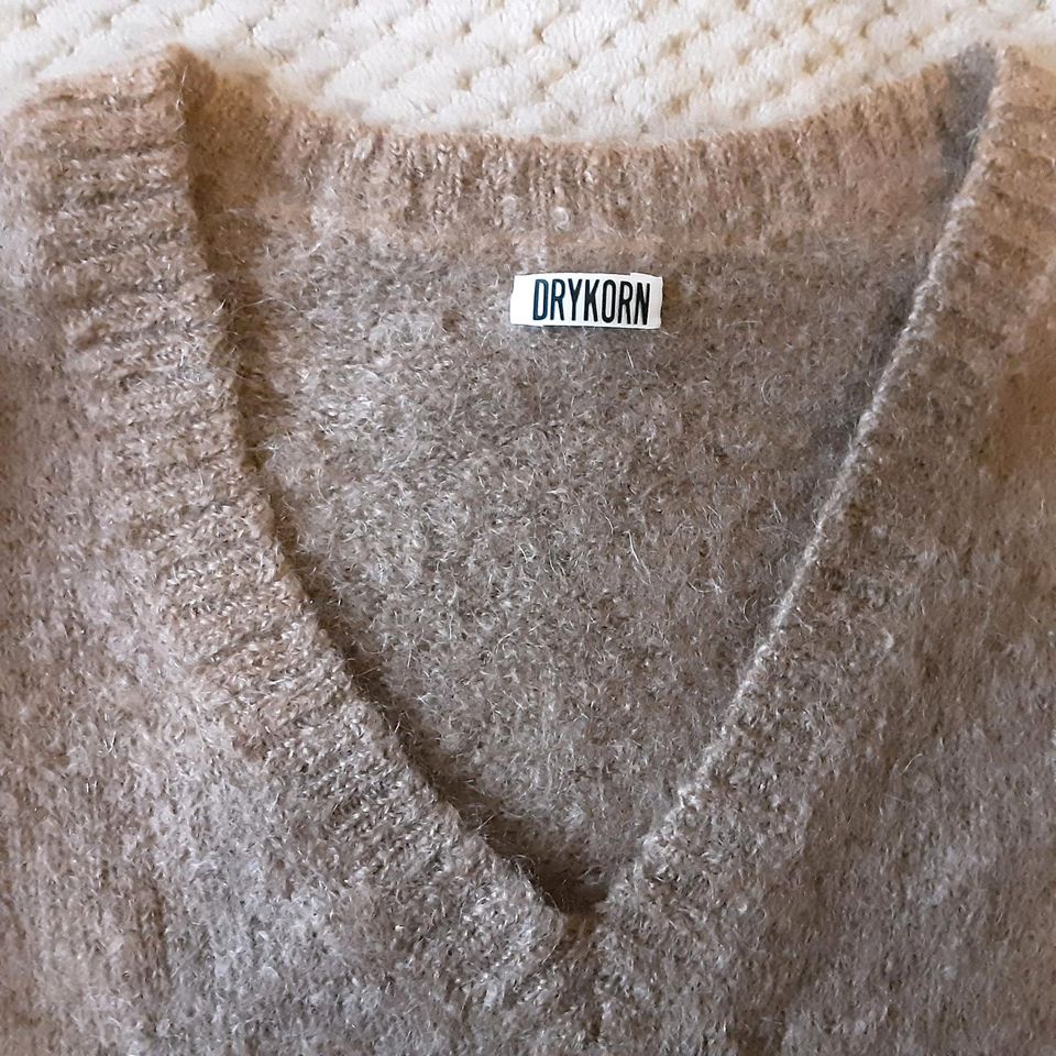 Luxus Strickpullover Drykorn Pullover Strick L XL cognac NP 179€ in Nexdorf