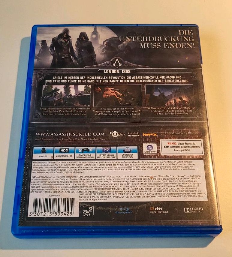 Assassin's Creed Syndicate PS4 in Frankfurt am Main