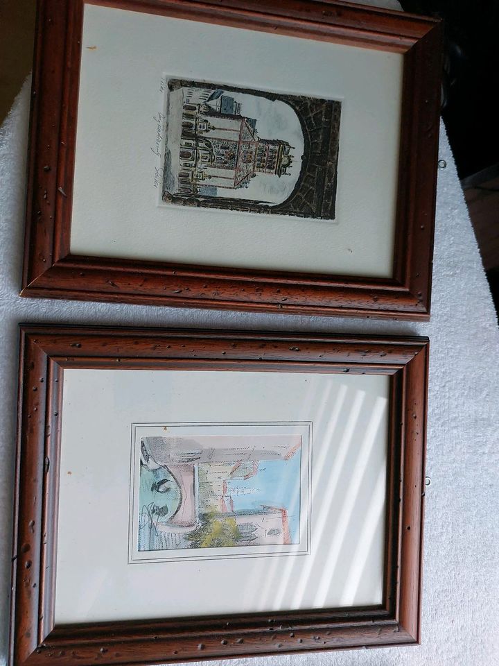 4 Stck. alte Bilder, ca. 28x22 cm in Geilenkirchen