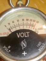 Antikes Voltmeter 6x3 cm Parchim - Landkreis - Weitendorf Vorschau