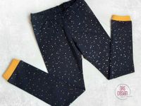 Legging marine Goldpunkte 116 * handmade by DAS DESiGN Niedersachsen - Seevetal Vorschau