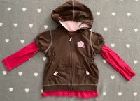 Set cardigan Langarmshirt Braun rosa pink carters 104 110 Blumen Bayern - Kempten Vorschau