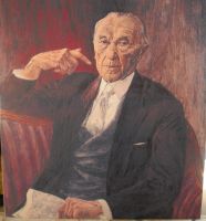 Adenauer Portrait auf Leinwand Frankfurt am Main - Innenstadt Vorschau