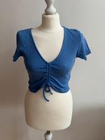 Cropped Top von Zara Gr M blau neuwertig Bayern - Gaukönigshofen Vorschau