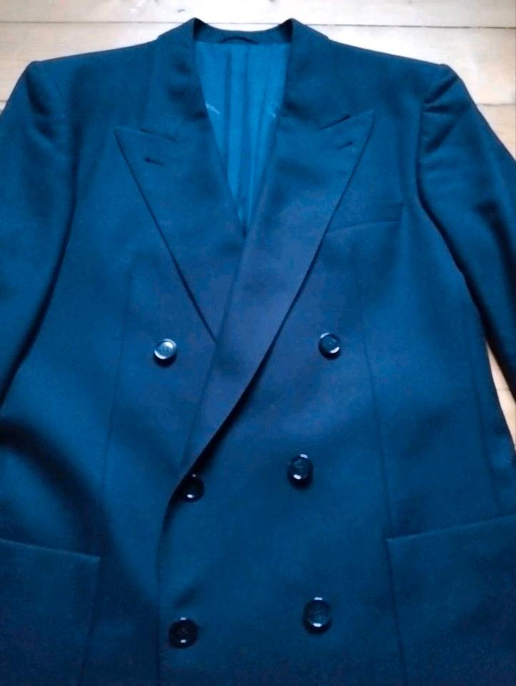 dunkelblauer Burberry Blazer Zweireiher Sakko Jackett blau in Berlin