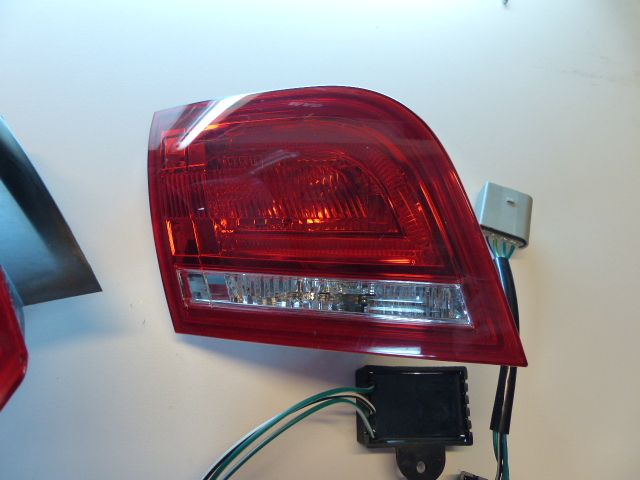 LED Lightbar Design Rückleuchten für Audi A3 8P Sportback 04-08 rot/klar