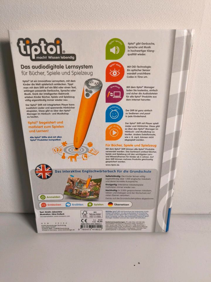 Tip Toi Globus, 2 Stifte, Buch  Englisch Grundschule in Windeck