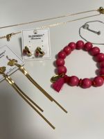 Schmuck Ohrringe Kette Armband Farben: Silber Gold Pink - Set Lindenthal - Köln Müngersdorf Vorschau