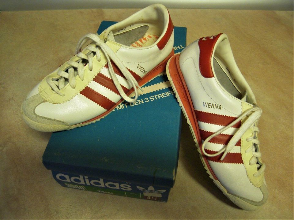 Original adidas Vintage Sportschuhe Sneakers 70er Jahre 70s 4 5
