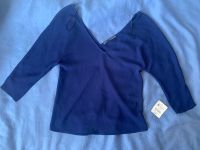 NEU Zara Shirt Bluse Langarm Abendmode blau schick Party M 36 38 Frankfurt am Main - Sachsenhausen Vorschau