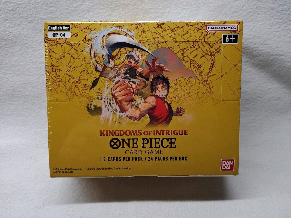 One Piece Card Game Kingdoms of Intrigue Booster Display OP04 ENG in Flensburg