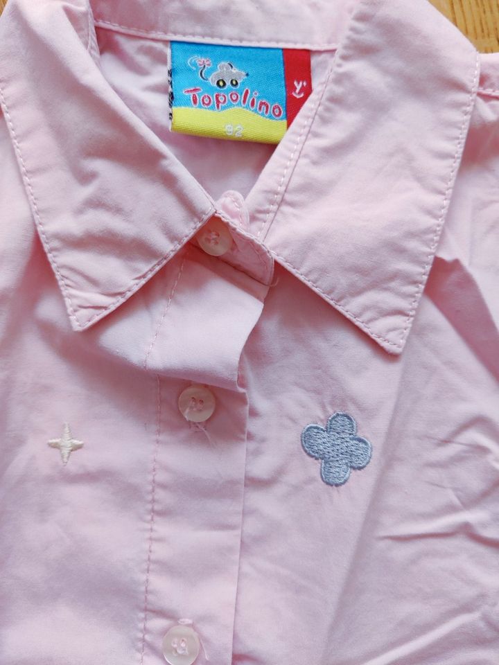 Hemd / Bluse von Topolino rosa in Größe 92 ungetragen in Dieburg