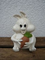 ~OSTERN~ Witziger Osterhase mit Karotte ~ Keramik ~ Osterdeko Hessen - Schaafheim Vorschau