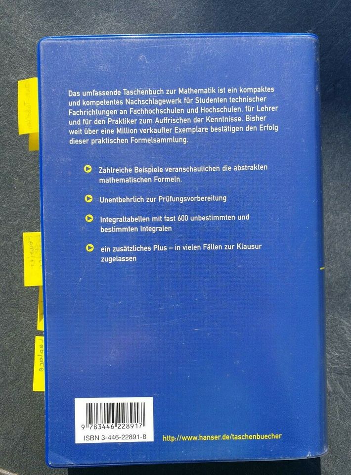 Taschenbuch Mathematischer Formeln, Bartsch 20. Aufl. 2004 in Centrum