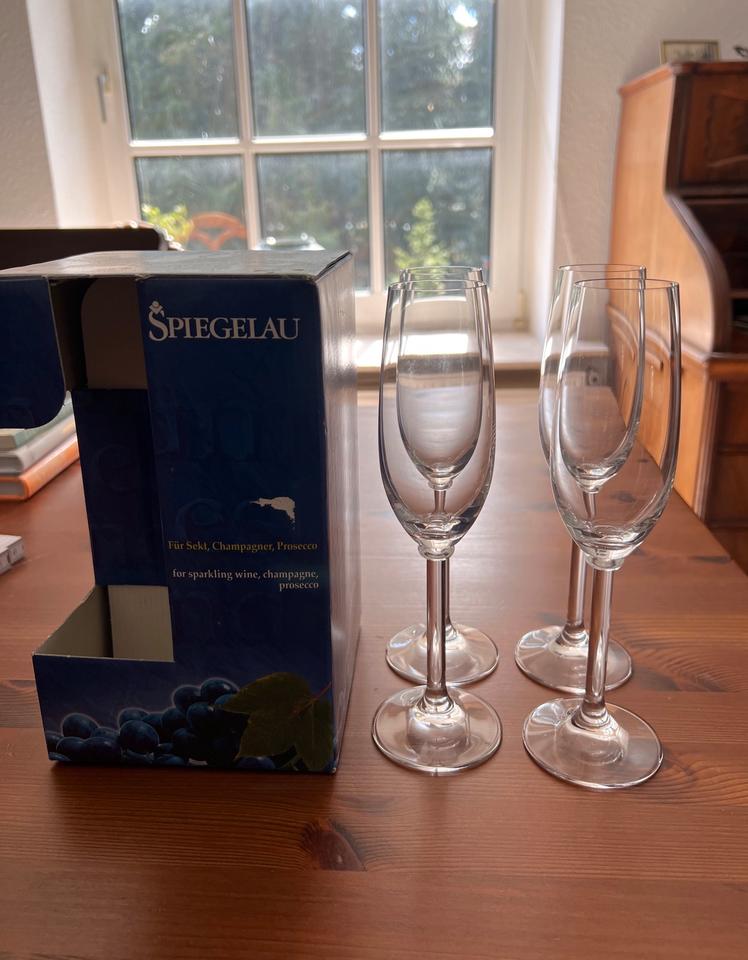 4 Spiegelau Sektgläser Sektkelche Champagner Prosecco Gläser in Wees