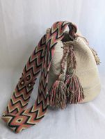 Handgemachte Wayuu-Tasche "Celeste" Düsseldorf - Bilk Vorschau