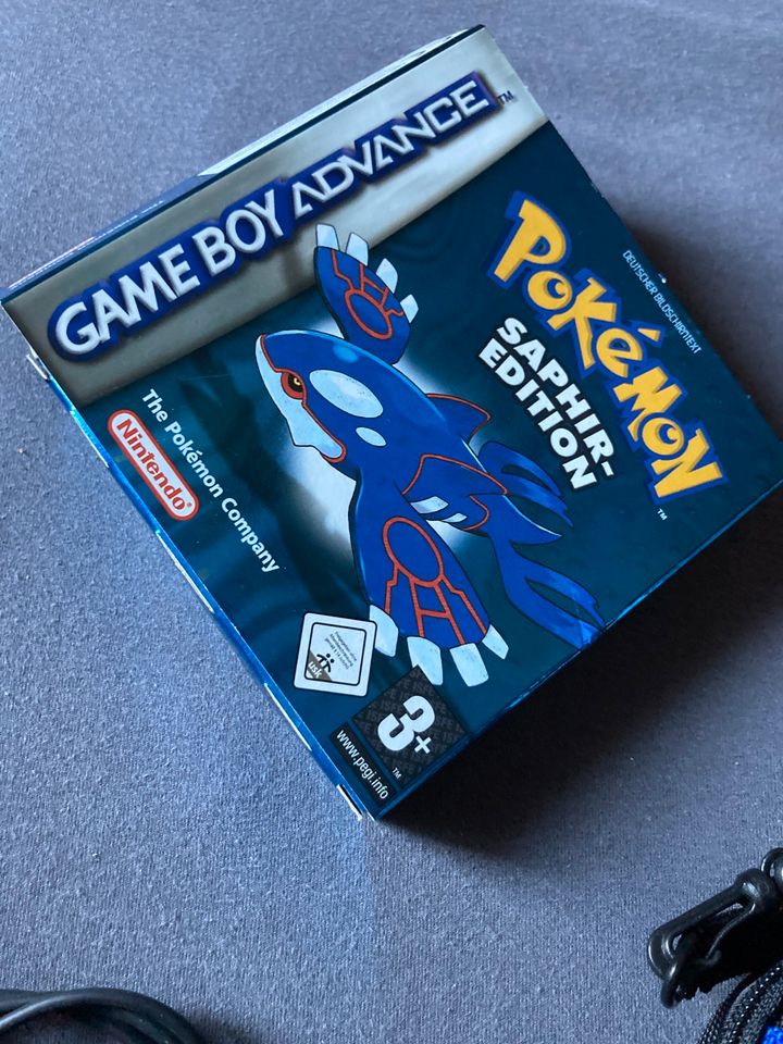 Game Boy advance kyogre sp Edition mit Tasche ovp saphir Hülle in Ludwigsburg