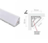 LED mini Eckprofil 8x2m inklusive opaler Abdeckung borderless Bergedorf - Hamburg Allermöhe  Vorschau