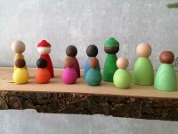 Multikulturell Diverse peg doll Montessori Nins Waldorf Holz Baden-Württemberg - Calw Vorschau