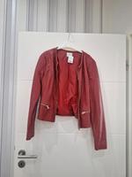 Neu kirschrote Damen Lederjacke 38 Bikerjacke Niedersachsen - Wietzendorf Vorschau