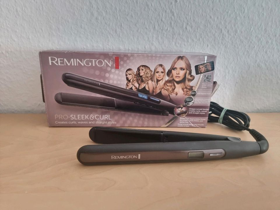 Remington S6505 Glätteisen Pro Sleek & Curl LCD-Display 150-230°C in  Hannover - Südstadt-Bult | eBay Kleinanzeigen ist jetzt Kleinanzeigen