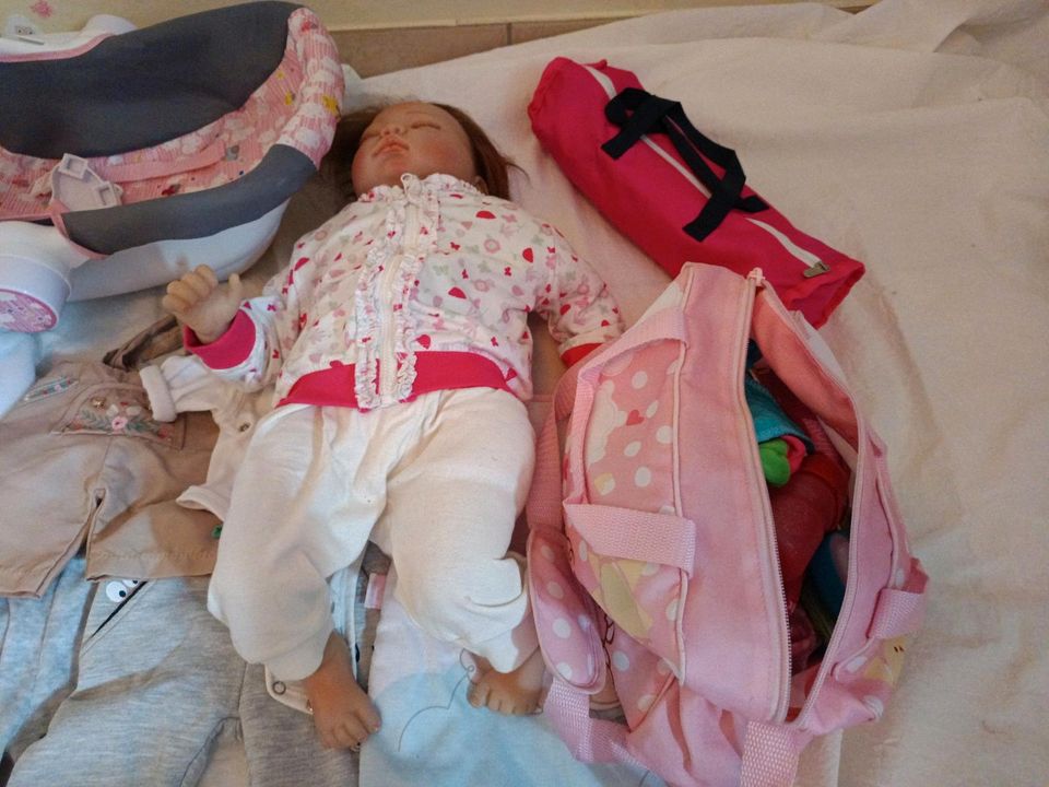 Puppen wagen mit Baby Born in Niederzissen