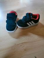 Adidas Turnschuhe, schwarz, Gr 23 + Schwarze Turnschuhe Sachsen - Lichtenau Vorschau