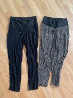 Umstandshose Stoffhose schwarz Muster S 36 H&M Baden-Württemberg - Karlsruhe Vorschau