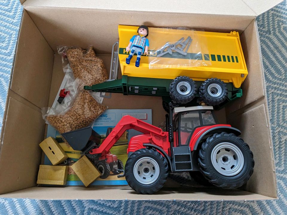 Playmobil Traktor mit Anhänger 70131 im Originalkarton in Kürten