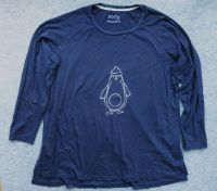 body by Tchibo: Stretch-Langarm-Shirt Pinguin-Motiv, Gr. 48, blau Bremen - Hemelingen Vorschau