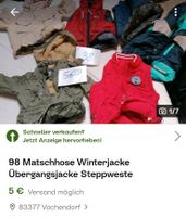 98 Junge Winterjacke Matschjacke Übergangsjacke Bayern - Vachendorf Vorschau