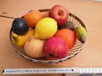 Deko-Obst-Set Früchte aus Kunststoff, inkl. Schale Korb Metall Rheinland-Pfalz - Trier Vorschau
