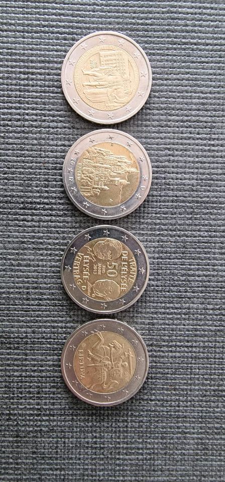 Euro Sammlung 2 Euro, 1 Euro, 50 Cent und 20 Cent in Paderborn