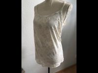 Abercrombie & Fitch USA Top Tunika Oberteil creme gold flower Niedersachsen - Seevetal Vorschau