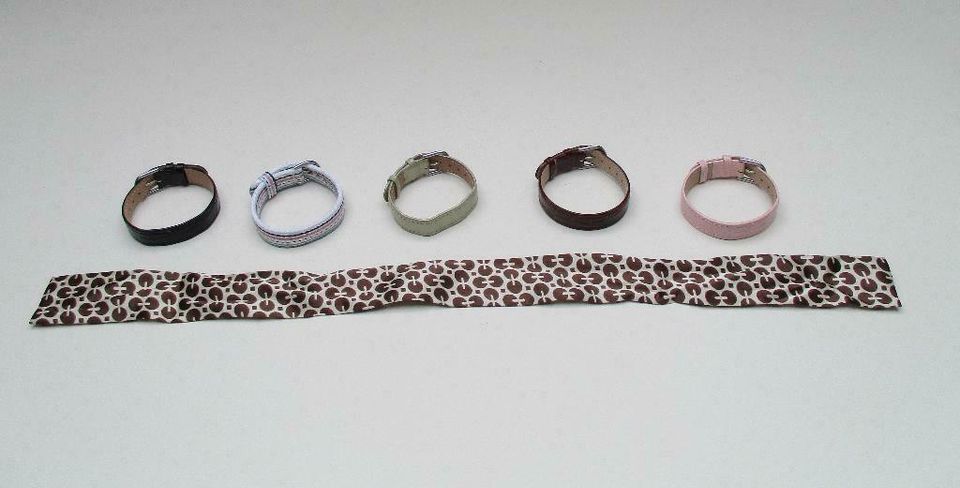 Modeschmuck - Set 6 - teilig / Armbänder braun gold rosa schwarz in Forchheim