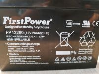 First Power FP 12260 (12V 26Ah 20hr) Vds Nordrhein-Westfalen - Herten Vorschau