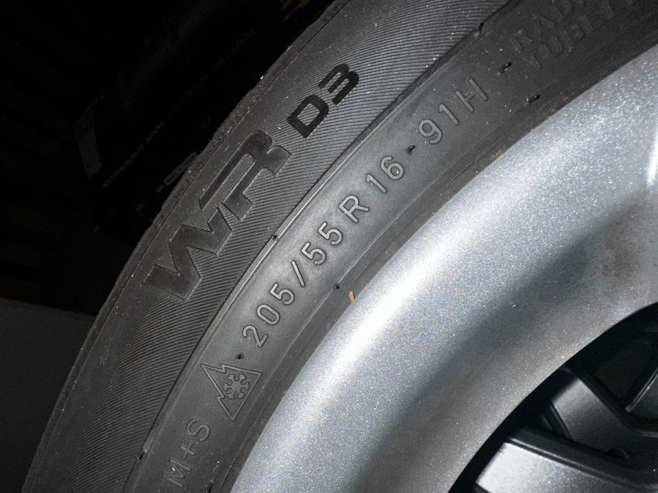 Winterräder 4x 16“ 205 55 R16 5x112 66,6 Mercedes Reifen Felgen in Trittau