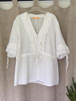 Bluse # Schleife # 100% Leinen Nordrhein-Westfalen - Attendorn Vorschau