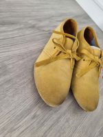 Leder Suede Senf Schuhe Schnürschuhe Frankfurt am Main - Ginnheim Vorschau