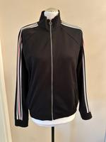 Bershka schwarze Jacke mit Streifen weiß rot Gr.L Bayern - Ebermannstadt Vorschau