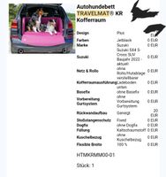 Hundebett, Autohundebett Travelmat für Suzuki S-Cross Saarland - Völklingen Vorschau