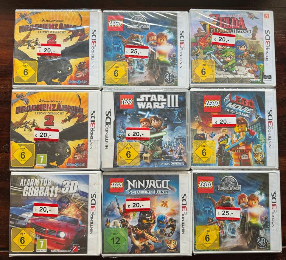 Nintendo DS Kinderspiele Paket, Zelda, Star Wars, Lego Movie Game in München