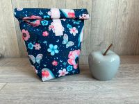 NEU Lunchbag Blumen blau Handmade Niedersachsen - Algermissen Vorschau