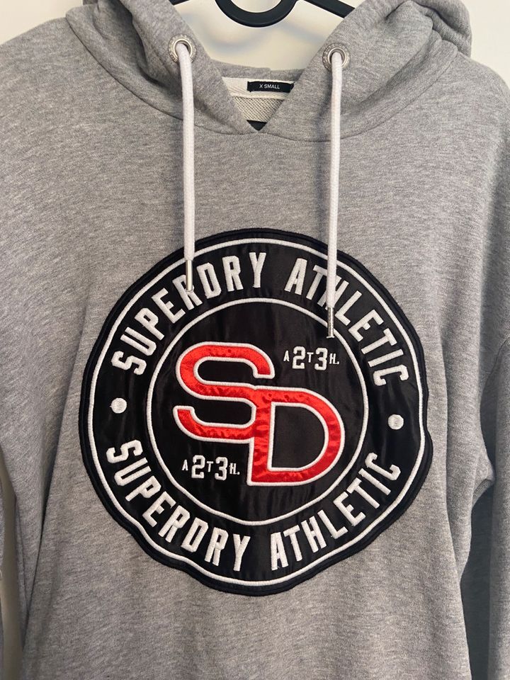 Hoodiekleid Superdry Hoodie Kleid grau Gr. XS in Köln